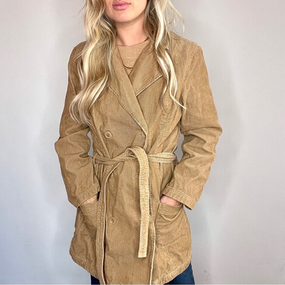 Abercrombie & Fitch Tan Corduroy Jacket